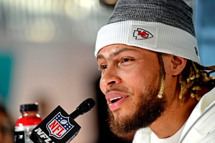 Tyrann Mathieu at Super Bowl 54